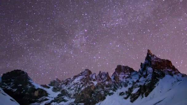 繁星点点的天空 — 图库视频影像