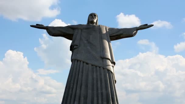 Rio Jesus monument — Stock Video