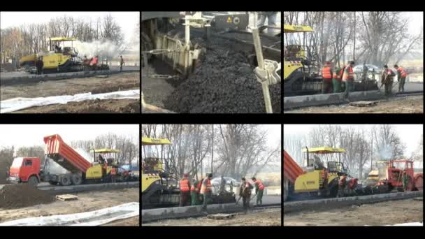 Экскаватор в карьере — стоковое видео