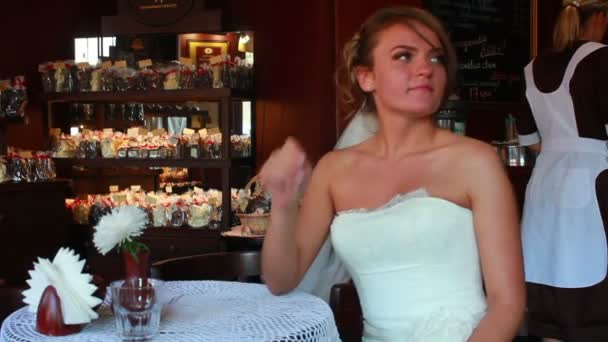 Bella sposa — Video Stock