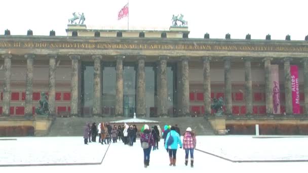 柏林的Altes博物馆 — 图库视频影像