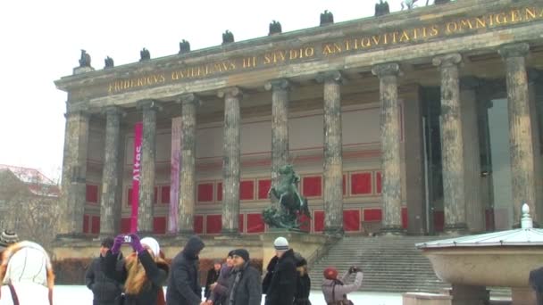 Museo Altes de Berlín — Vídeo de stock