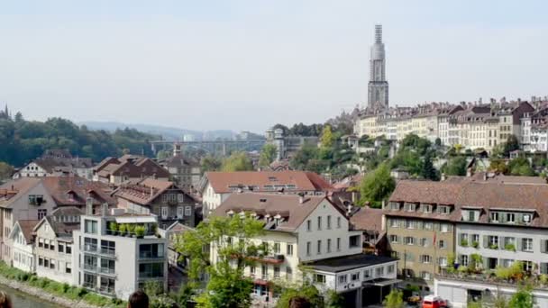 Switzerland houses Roofs — Stock Video