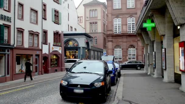 瑞士的街道 — 图库视频影像