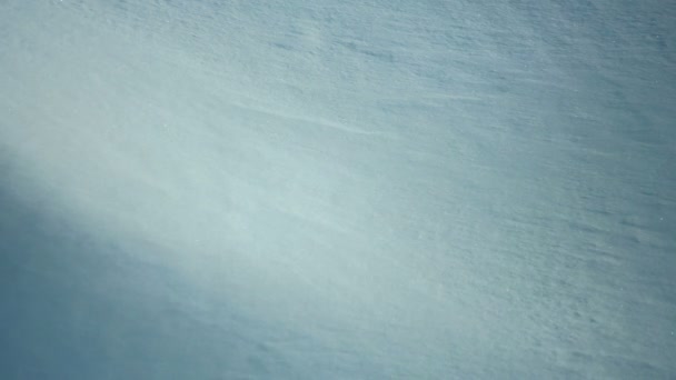 Superficie nieve — Vídeo de stock