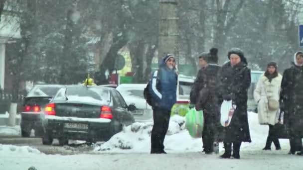 Arrêt de trolley public — Video