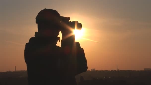 Binoculars — Stock Video