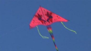 Uçurtma gökyüzünde uçuyor