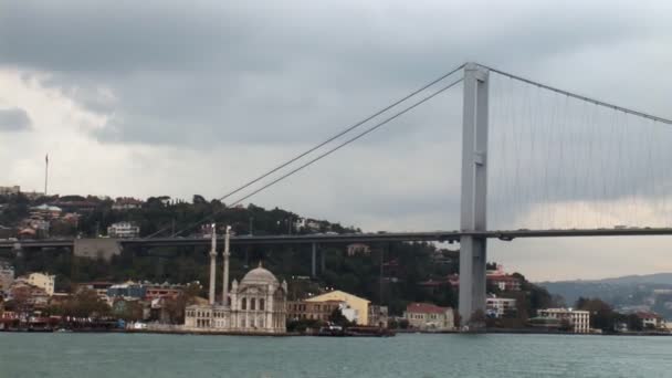 Bosphorus bridge — Stock Video