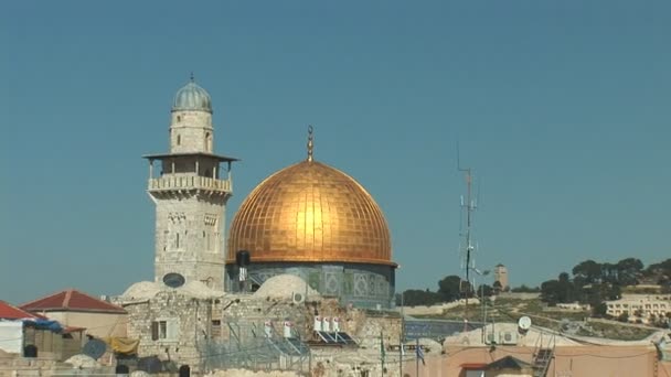 Jeruzalem kotel — Stockvideo