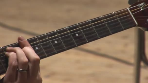 Guitarra — Vídeo de stock