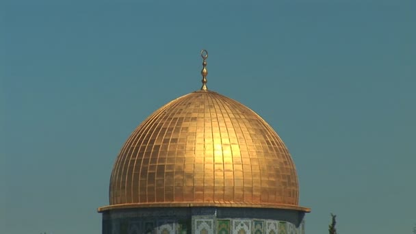Jerusalem Dome of the Rock — Stock Video