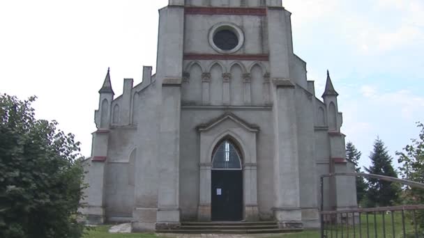 Kostel Zabolotiv — Stok video