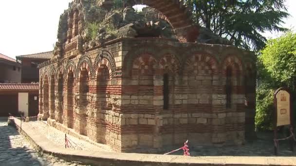 Nessebar kyrka — Stockvideo