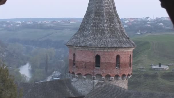 Kamenetz podolsk fästning — Stockvideo