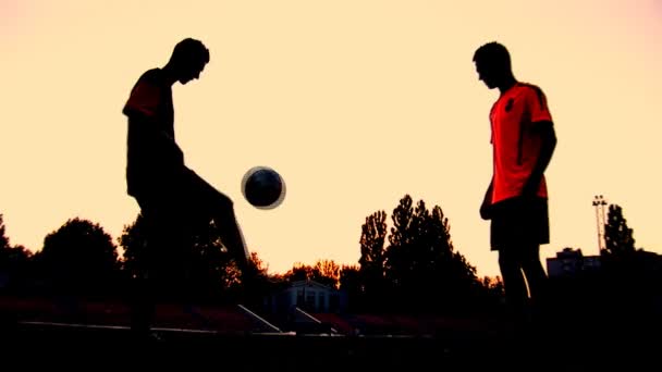 Soccer sunset