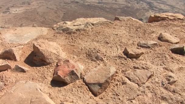 View from Masada — Stock Video