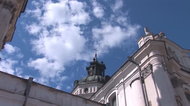Укрепленный кармелитовый монастырь — стоковое видео