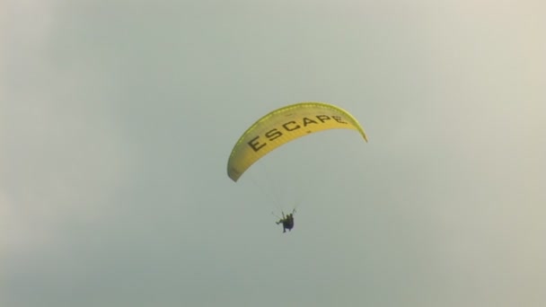 Paragliding — Stockvideo