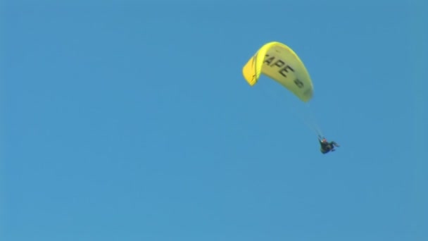 Paragliding — Stock video