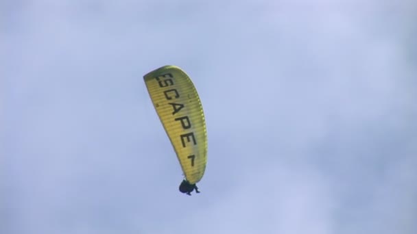 Paragliding — Stockvideo