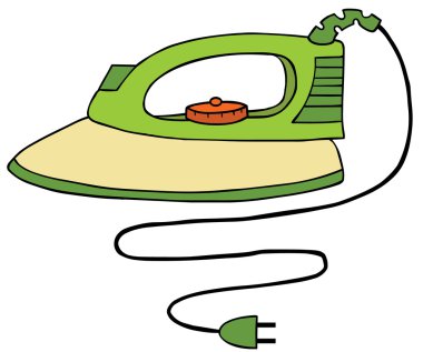 Electric Clothes Iron clipart