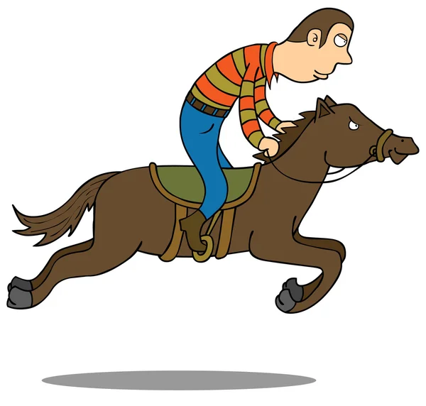 Horse Riding — Stock Vector