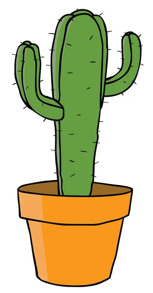 Kaktustegneserie – stockvektor