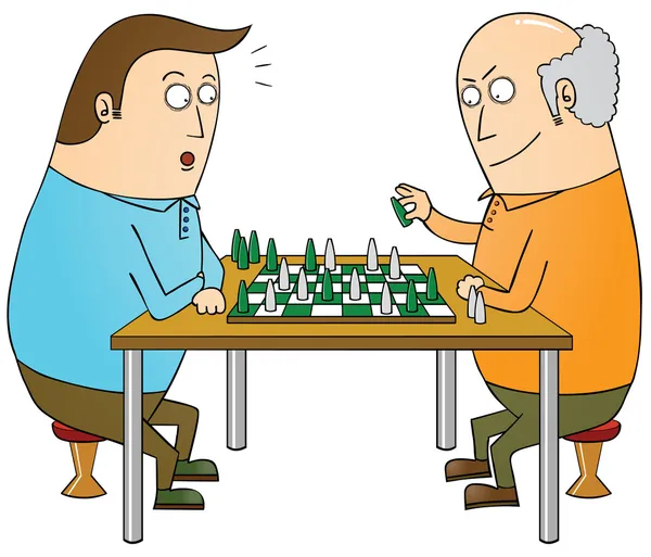 Mistrz szachowy — Zdjęcie stockowe