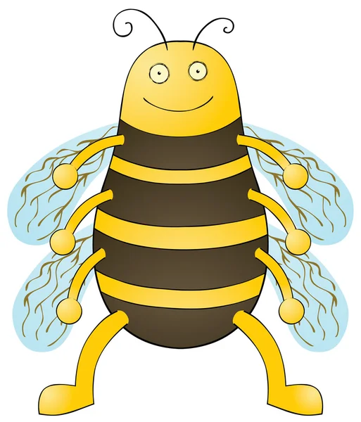 Happy bee — Stock Photo, Image