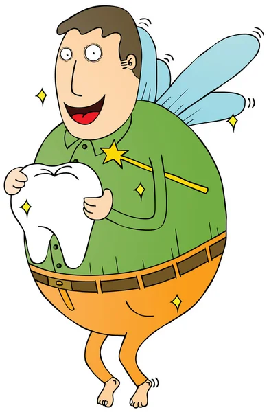 Fat tooth fairy — Stock Photo, Image