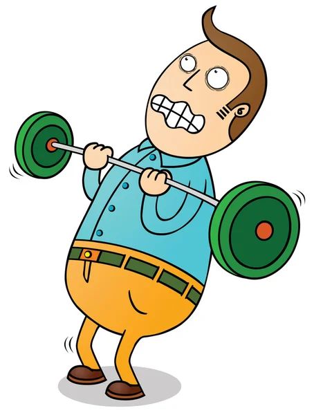 Weight lifting — Stock Photo, Image