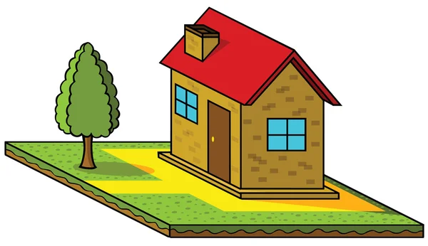 Isometric house — Stock Photo, Image