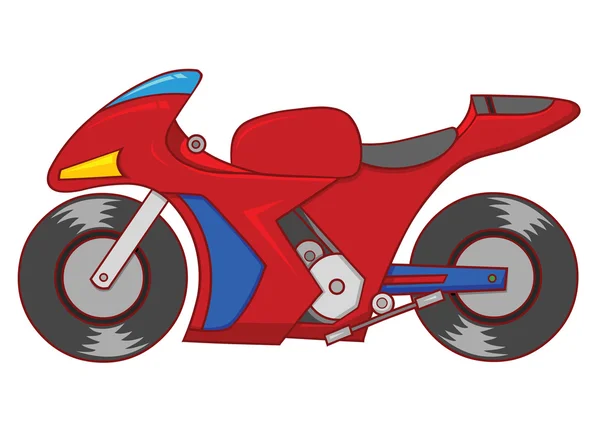 Motocicleta esporte — Vetor de Stock