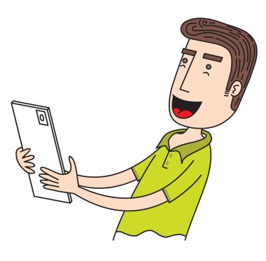 Man get a new message from his lover