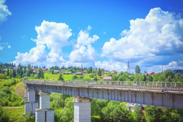 Vorokhta 'daki viyadük manzarası