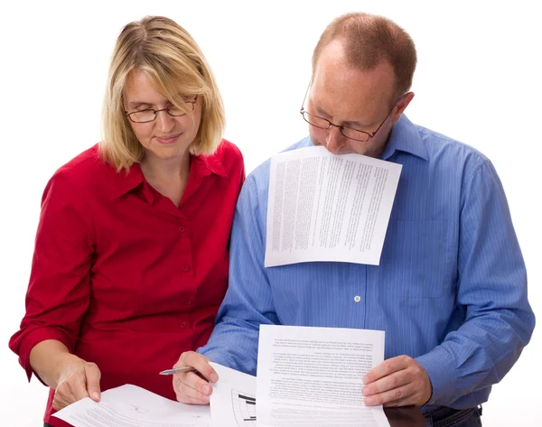 Two business working — Stock Photo, Image