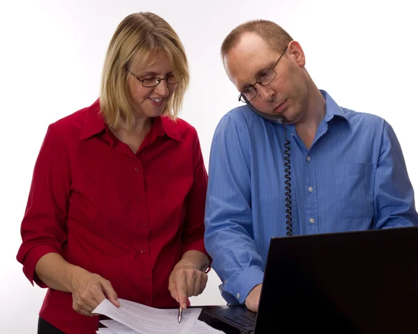 Two business working — Stock Photo, Image