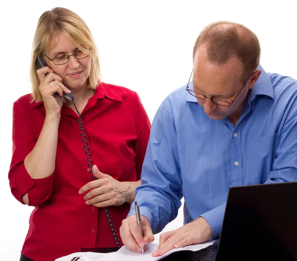 Two business working — Stock Photo, Image