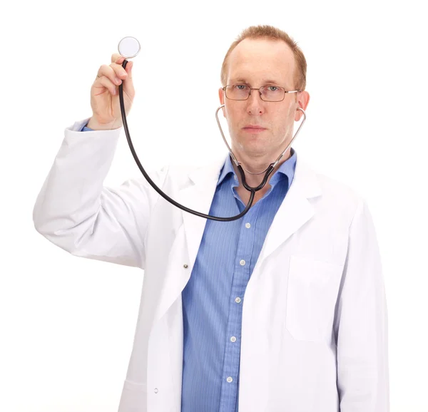 Médecin avec stéthoscope — Photo