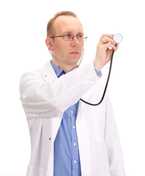 Médecin avec stéthoscope — Photo