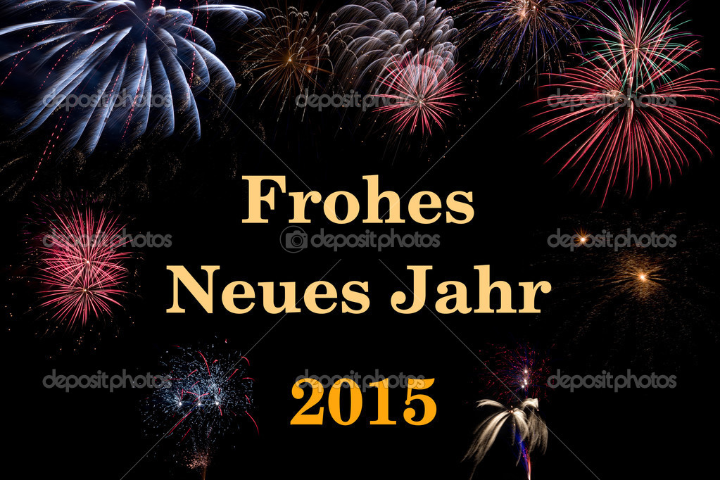Frohes Neues Jahr 2015 (deutsch/german) Stock Photo by ©gwolters 12605317