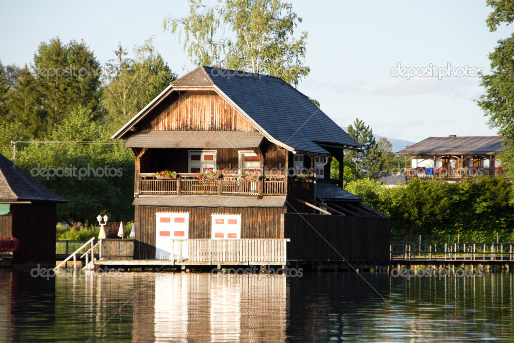 A beautiful house at the lake