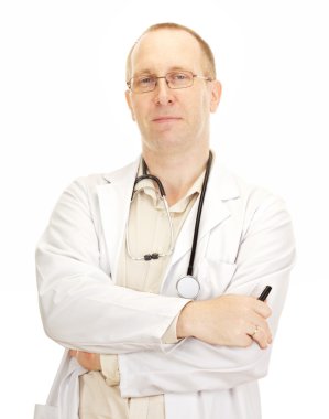 bir sonraki hasta için bekleyen tıp doktoru