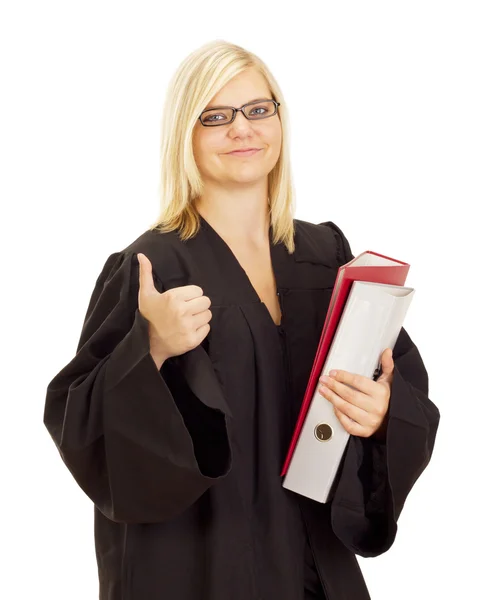 Lawyer ready for the next lawsuit — Stock Photo, Image