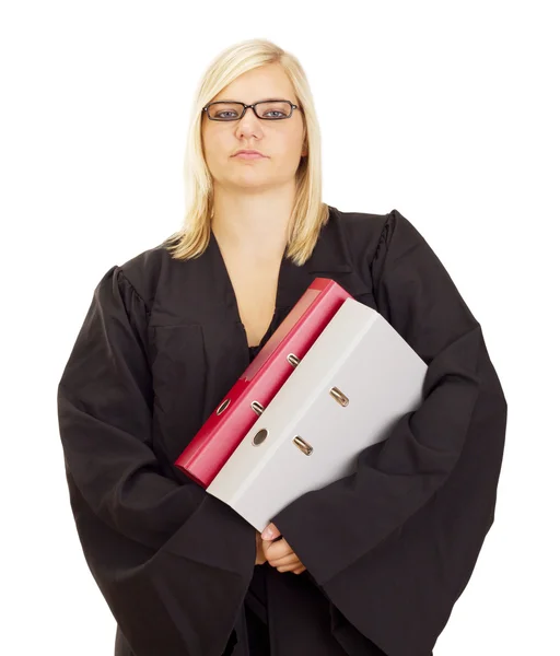 Lawyer ready for the next lawsuit — Stock Photo, Image