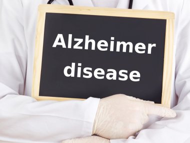 Doktor bilgileri gösterir: alzheimer hastalığı