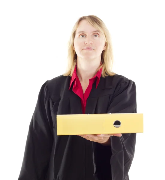 Lawyer giving some documents — Stock Photo, Image