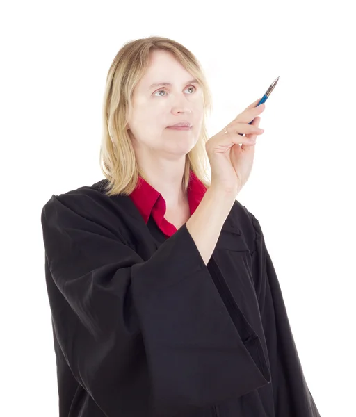 Lawyer with pen — Stock Photo, Image