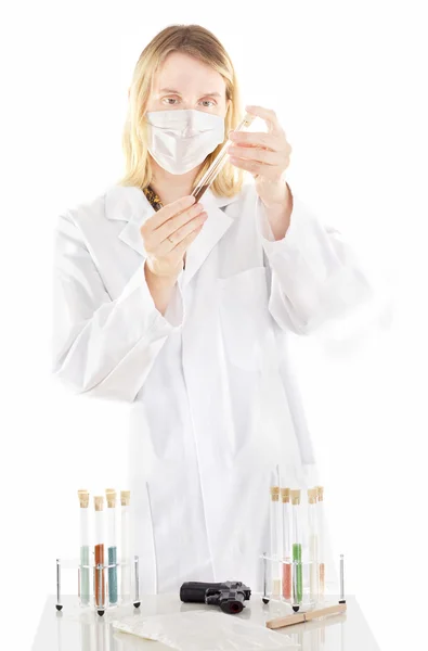 Person working in pharmaceutical laboratory — Stock Photo, Image